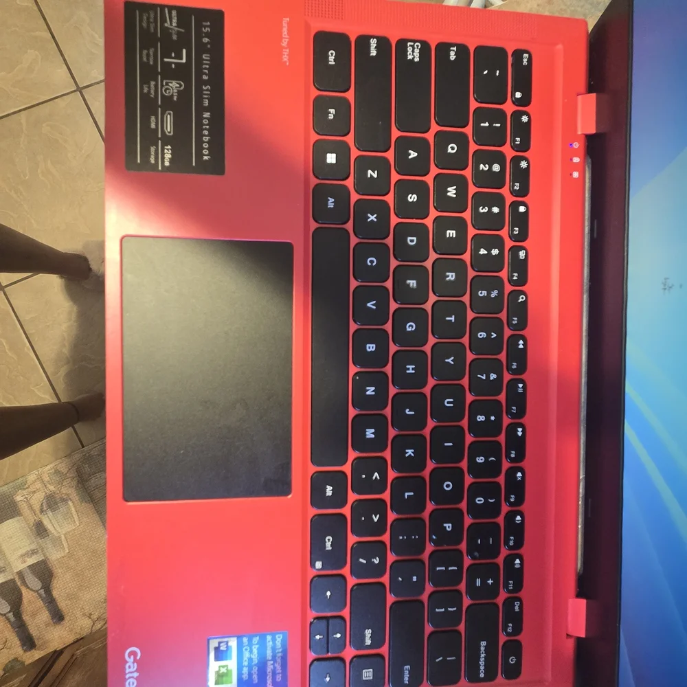 Red Laptop Notebook – Compact Everyday Laptop